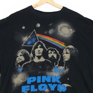 Pink Floyd Dark Side Of The Moon Mens Band Tee Shirt 2XL Black Rock Graphic
